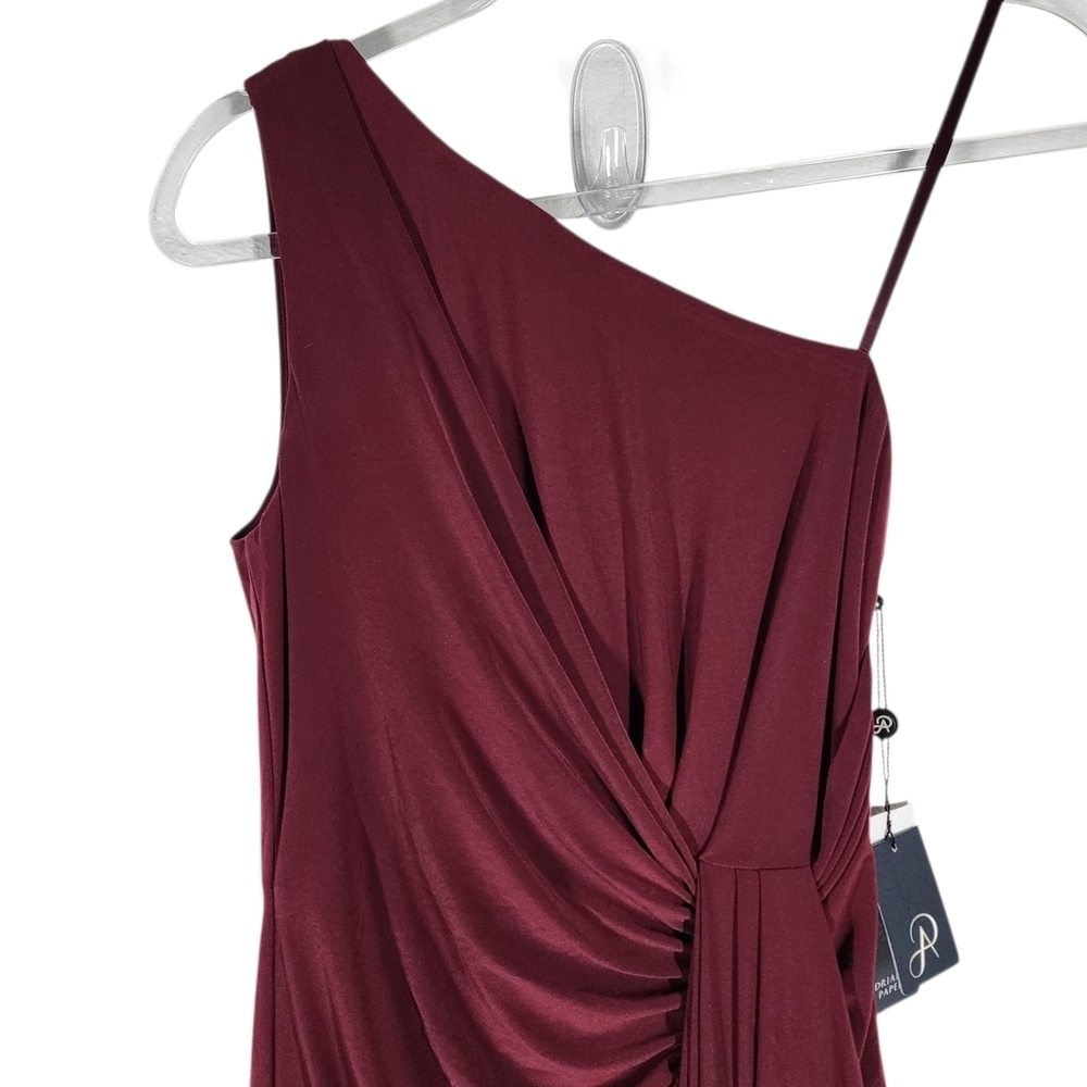 ADRIANNA PAPELL ONE SHOULD MAXI DRESS - Picture 5 of 10